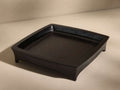 14" Calliope Square Tray in Black