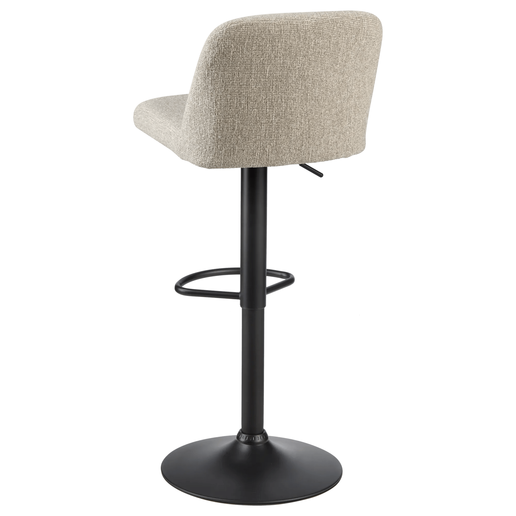 Adjustable Fabric and Metal Barstool