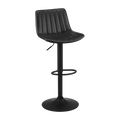 Adjustable Barstool with Stitched PU