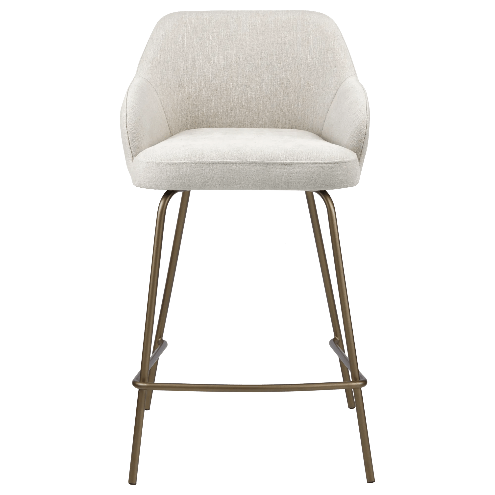 Neutral Fabric Bar Stool