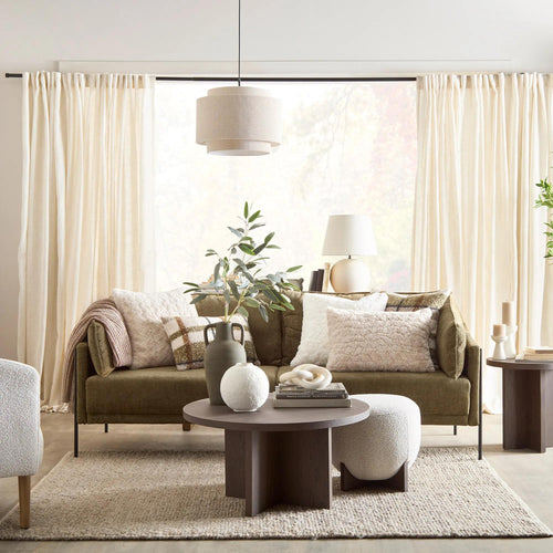 3 Seat  Green Sofa
