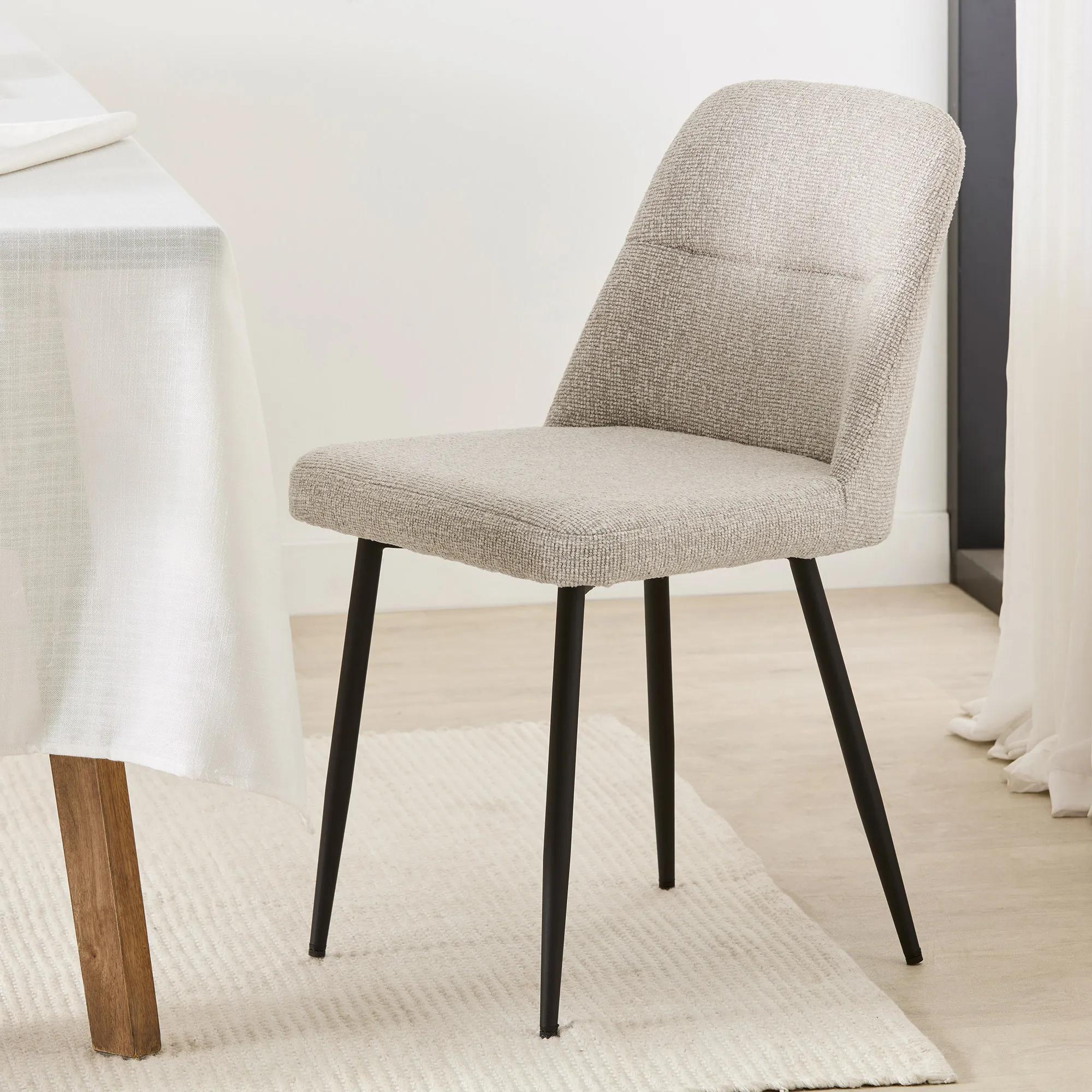 Modern Taupe Dining Chair