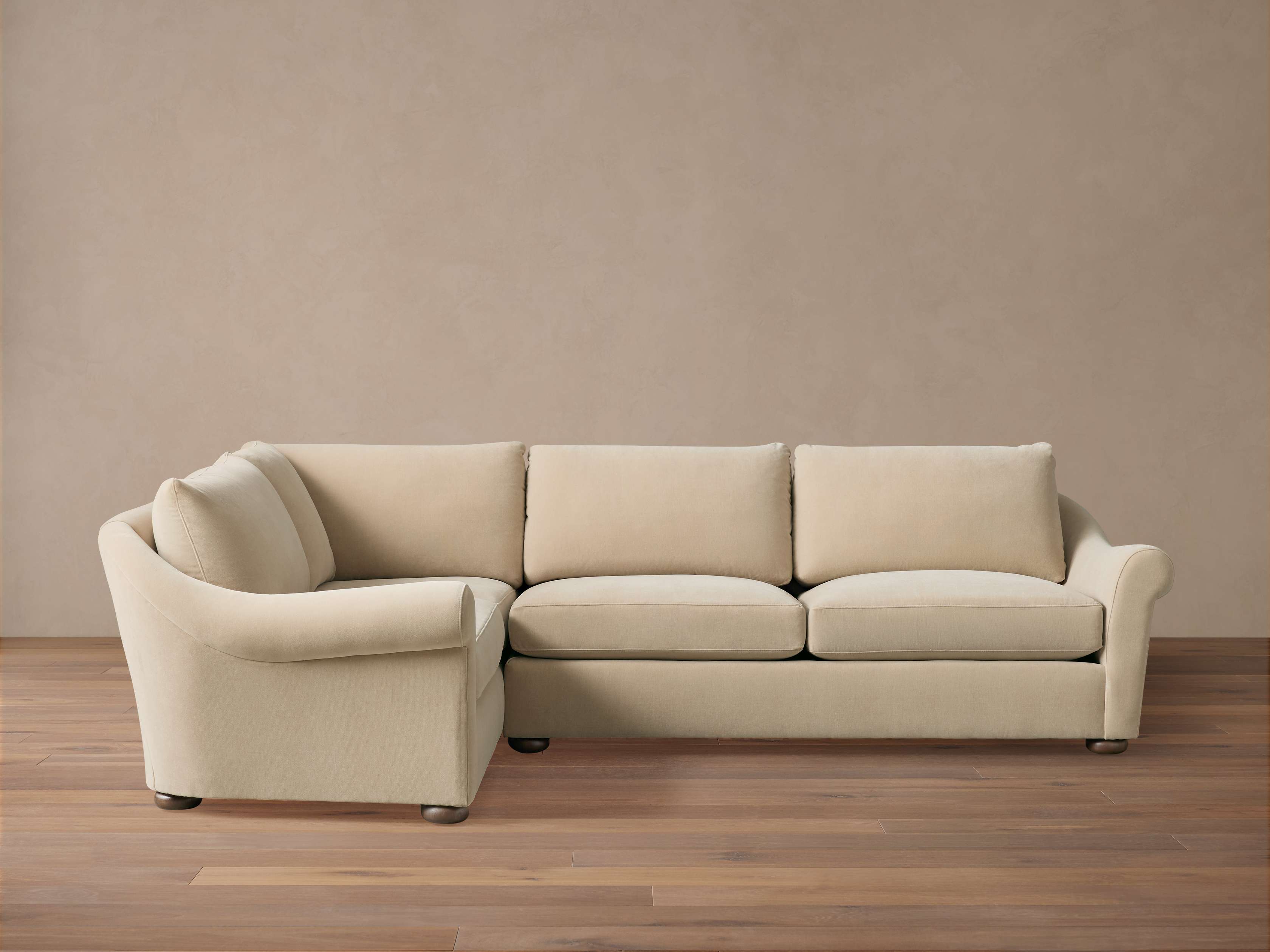 Archwood Two-Piece Sectional