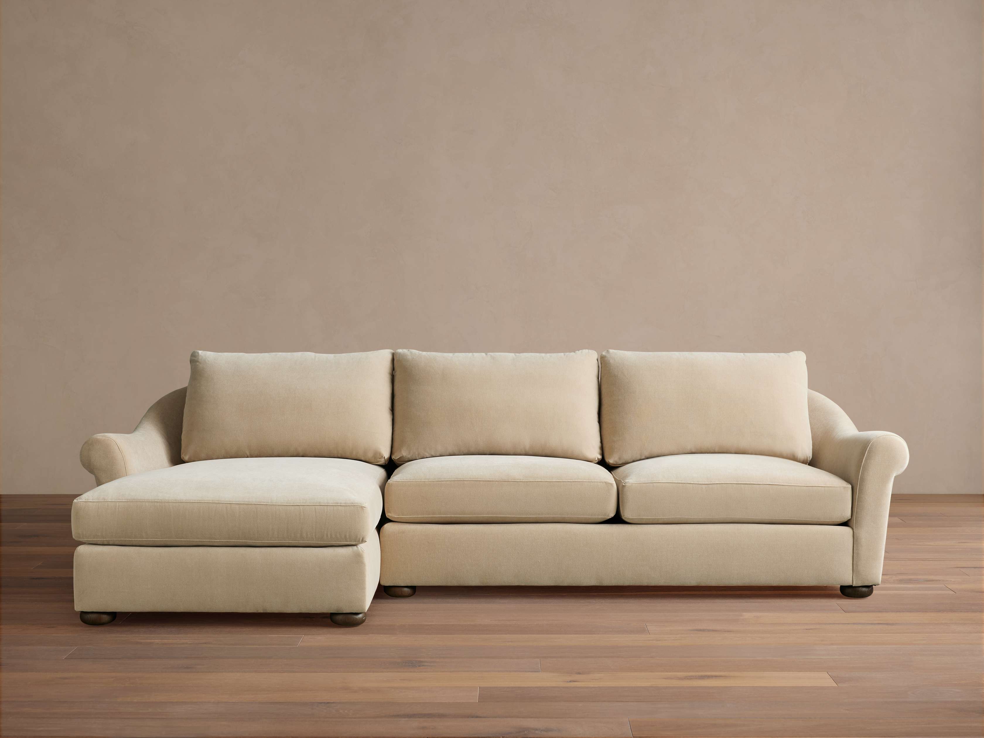 Archwood Two-Piece Chaise Sectional