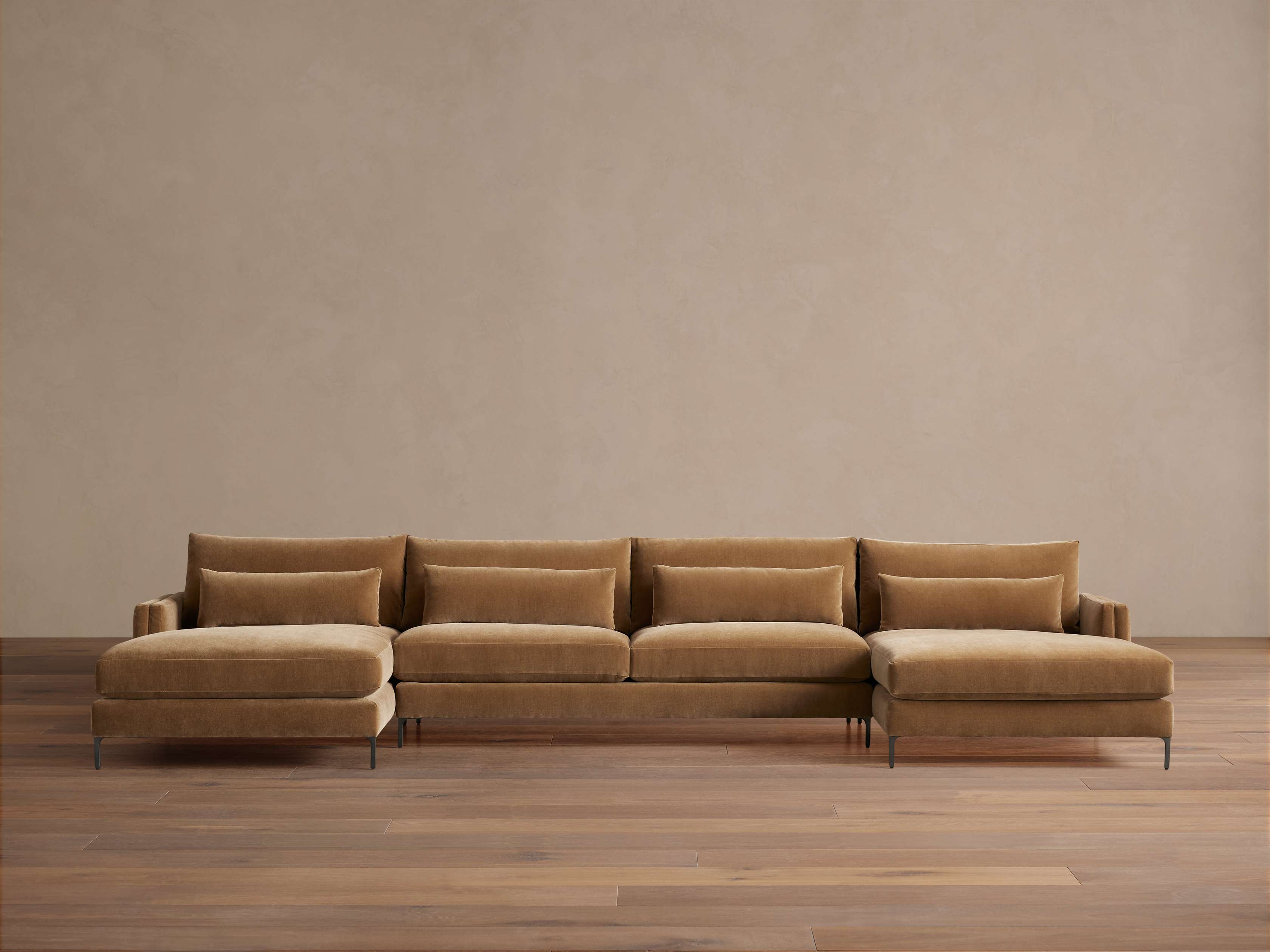 Sumner Three-Piece Double Chaise Sectional